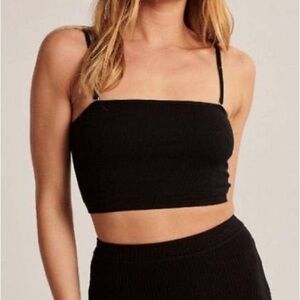 Black Abercrombie Seamless Bandeau Top